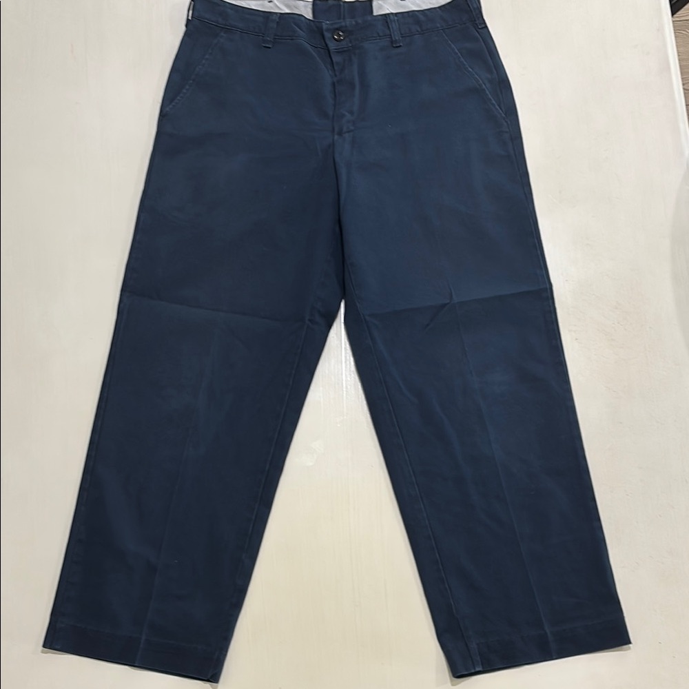Red Kap Brand Navy Blue Chinos Straight-Leg. Poly/Cotton Blend. Excellent cond.